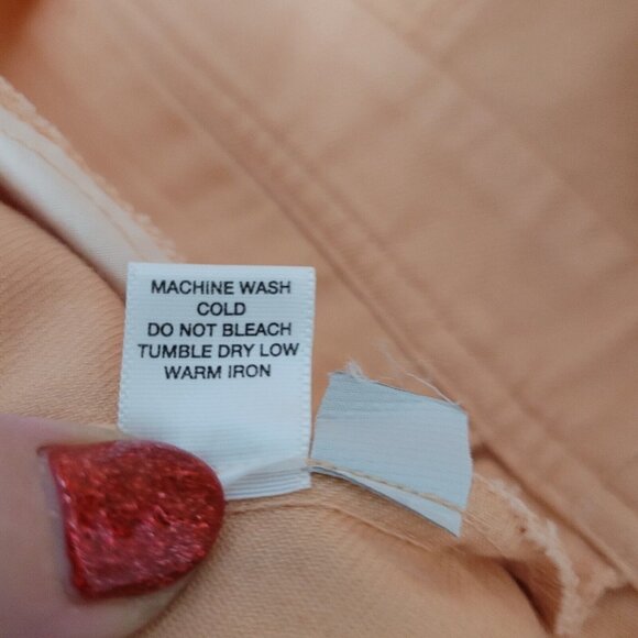 Ann Taylor Loft 3 Button Lightweight Jacket Womens Size 4 Peach Pockets - Picture 12 of 12